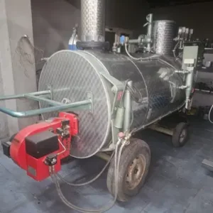 Kocioł parowy mobilny 400 kg/h